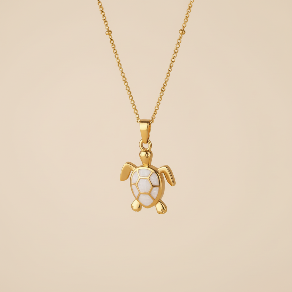 Collar Tortuga Blanco