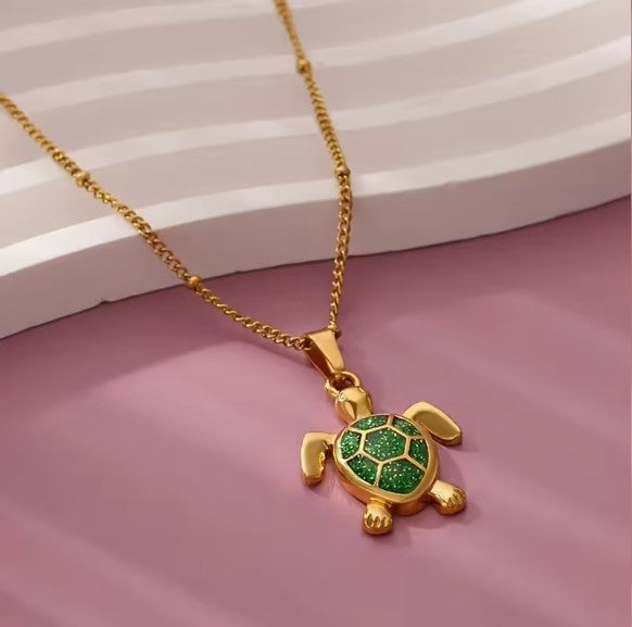 Collar Tortue Émeraude
