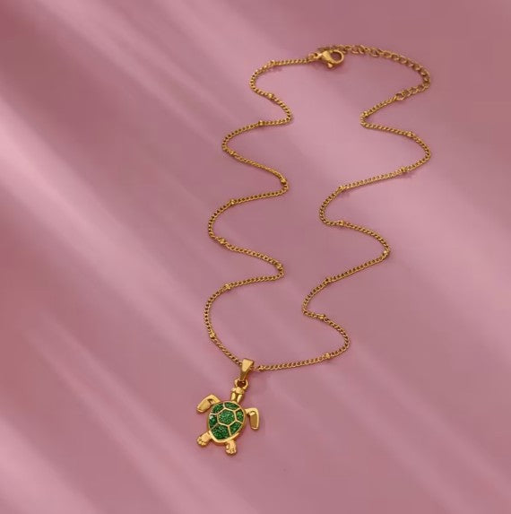 Collar Tortue Émeraude